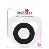 Набор из 3 эрекционных колец SILICONE COCKRINGS - Dream Toys - во Владивостоке купить с доставкой