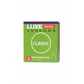 Гладкие презервативы LUXE Royal Classic - 3 шт. - Luxe - купить с доставкой во Владивостоке