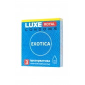 Текстурированные презервативы LUXE Royal Exotica - 3 шт. - Luxe - купить с доставкой во Владивостоке