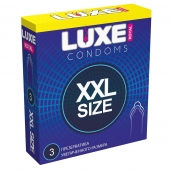 Презервативы увеличенного размера LUXE Royal XXL Size - 3 шт. - Luxe - купить с доставкой во Владивостоке