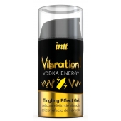 Жидкий интимный гель с эффектом вибрации Vibration! Vodka Energy - 15 мл. - INTT - купить с доставкой во Владивостоке