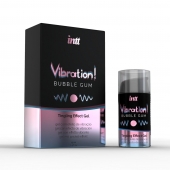Жидкий интимный гель с эффектом вибрации Vibration! Bubble Gum - 15 мл. - INTT - купить с доставкой во Владивостоке
