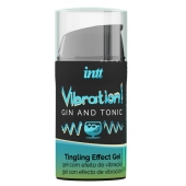 Жидкий интимный гель с эффектом вибрации Vibration! Gin   Tonic - 15 мл. - INTT - купить с доставкой во Владивостоке
