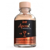Массажный гель с согревающим эффектом Aperol - 30 мл. - INTT - купить с доставкой во Владивостоке