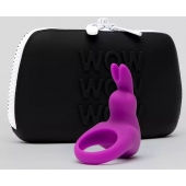 Фиолетовое эрекционное виброкольцо Happy Rabbit Cock Ring Kit - Happy Rabbit - во Владивостоке купить с доставкой