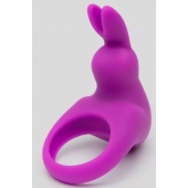 Фиолетовое эрекционное виброкольцо Happy Rabbit Cock Ring Kit - Happy Rabbit - во Владивостоке купить с доставкой