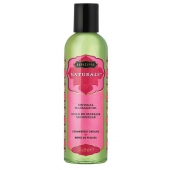 Массажное масло Naturals Strawberry Dreams с ароматом клубники - 59 мл. - Kama Sutra - купить с доставкой во Владивостоке