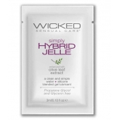 Гель-лубрикант на водно-силиконовой основе Simply Hybrid Jelle - 3 мл. - Wicked - купить с доставкой во Владивостоке