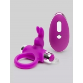 Лиловое виброкольцо с пультом ДУ Remote Control Cock Ring - Happy Rabbit - во Владивостоке купить с доставкой