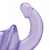 Фиолетовый безремневой страпон Strapless Strap-On - Lux Fetish - купить с доставкой во Владивостоке