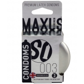 Экстремально тонкие презервативы в железном кейсе MAXUS Extreme Thin - 3 шт. - Maxus - купить с доставкой во Владивостоке