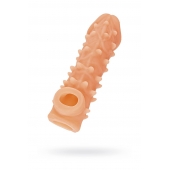 Телесная закрытая насадка с пупырышками Cock Sleeve Size M - 15,6 см. - KOKOS - во Владивостоке купить с доставкой