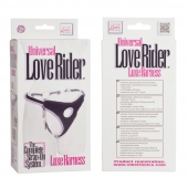 Трусы для страпона с универсальным креплением Universal Love Rider Luxe Harness - California Exotic Novelties - купить с доставкой во Владивостоке