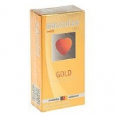 Презервативы Masculan Ultra Gold с золотым напылением и ароматом ванили - 10 шт. - Masculan - купить с доставкой во Владивостоке