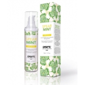 Разогревающее массажное масло Gourmet Spearmint Organic с органическими ингредиентами - 50 мл. - Exsens - купить с доставкой во Владивостоке