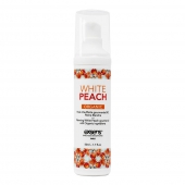 Разогревающее массажное масло Gourmet White Peach Organic с органическими ингредиентами - 50 мл. - Exsens - купить с доставкой во Владивостоке