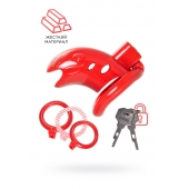 Красный мужской пояс верности из пластика - ToyFa - купить с доставкой во Владивостоке