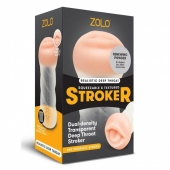 Мастурбатор-ротик ZOLO DEEP THROAT - Zolo - во Владивостоке купить с доставкой