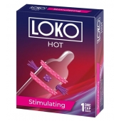 Стимулирующая насадка на пенис LOKO HOT с возбуждающим эффектом - Sitabella - во Владивостоке купить с доставкой