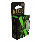 Презервативы в пластиковом кейсе MAXUS AIR Mixed - 3 шт. - Maxus - купить с доставкой во Владивостоке