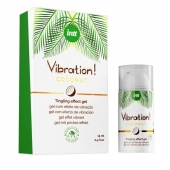 Возбуждающий гель с ароматом кокоса Vibration Coconut - 15 мл. - INTT - купить с доставкой во Владивостоке