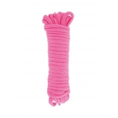 Розовая веревка для связывания Sweet Caress Rope - 10 метров - Sweet Caress - купить с доставкой во Владивостоке