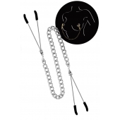 Регулируемые зажимы для сосков Sweet Caress Nipple Chain - Sweet Caress - купить с доставкой во Владивостоке