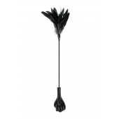 Двусторонний стек-щекоталка Sweet Caress Feather Whip - 58 см. - Sweet Caress - купить с доставкой во Владивостоке