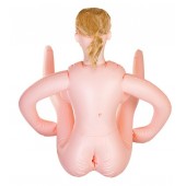 Надувная секс-кукла с реалистичной головой и поднятыми ножками - ToyFa - во Владивостоке купить с доставкой