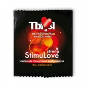 Разогревающий гель-лубрикант Stimulove Strong в одноразовой упаковке - 4 гр. - Биоритм - купить с доставкой во Владивостоке