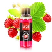 Массажное масло Eros fantasy с ароматом земляники - 50 мл. - Биоритм - купить с доставкой во Владивостоке