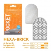 Карманный мастурбатор HEXA-BRICK - Tenga - во Владивостоке купить с доставкой