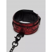 Красно-черные оковы Reversible Faux Leather Ankle Cuffs - Fifty Shades of Grey - купить с доставкой во Владивостоке