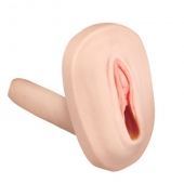Мастурбатор-вагина с вибрацией и выносным пультом управления REALSTUFF SMOOTH   BALD - Dream Toys - во Владивостоке купить с доставкой