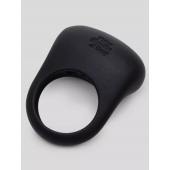 Черное эрекционное виброкольцо Sensation Rechargeable Vibrating Love Ring - Fifty Shades of Grey - во Владивостоке купить с доставкой
