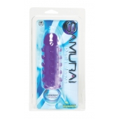 Закрытая фиолетовая насадка с пупырышками SAMURAI PENIS SLEEVE PURPLE - 14,5 см. - NMC - во Владивостоке купить с доставкой