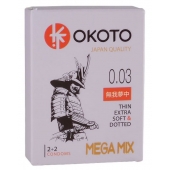 Набор из 4 презервативов OKOTO MegaMIX - Sitabella - купить с доставкой во Владивостоке