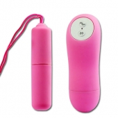 Розовая вибропуля Magic X20 с дистанционным пультом управления 20 режимами вибрации - Baile купить во Владивостоке с доставкой в Orgasmix.ru Розовая вибропуля Magic X20 с дистанционным пультом управления 20 режимами вибрации - Baile