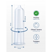 Презервативы MY.SIZE размер 47 - 10 шт. - My.Size - купить с доставкой во Владивостоке