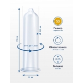 Презервативы MY.SIZE размер 53 - 10 шт. - My.Size - купить с доставкой во Владивостоке