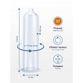 Презервативы MY.SIZE размер 57 - 3 шт. - My.Size - купить с доставкой во Владивостоке