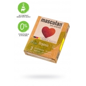 Экологически чистые презервативы Masculan Organic - 3 шт. - Masculan - купить с доставкой во Владивостоке