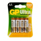 Батарейки алкалиновые GP Ultra Alkaline AA/LR6 - 4 шт. - Элементы питания - купить с доставкой во Владивостоке