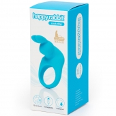 Голубое эрекционное виброкольцо Happy Rabbit Rechargeable Rabbit Cock Ring - Happy Rabbit - во Владивостоке купить с доставкой