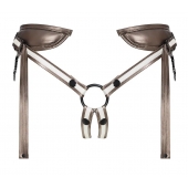 Бронзовый пояс для насадок Desirous Harness - Strap-on-me - купить с доставкой во Владивостоке