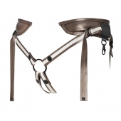 Бронзовый пояс для насадок Desirous Harness - Strap-on-me - купить с доставкой во Владивостоке