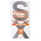 Ультратонкие презервативы Sagami Xtreme Superthin - 36 шт. - Sagami - купить с доставкой во Владивостоке