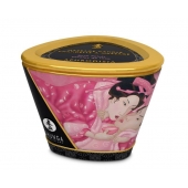 Массажная свеча Rose Petals с ароматом розы - 170 мл. - Shunga - купить с доставкой во Владивостоке