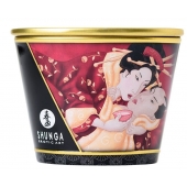 Массажная  свеча Sparkling Strawberry Wine с ароматом клубничного вина - 170 мл. - Shunga - купить с доставкой во Владивостоке