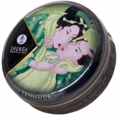 Массажная свеча Exotic Green Tea с ароматом зелёного чая - 30 мл. - Shunga - купить с доставкой во Владивостоке